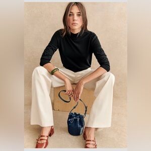 NWT Sezane Jacob Jumper in black